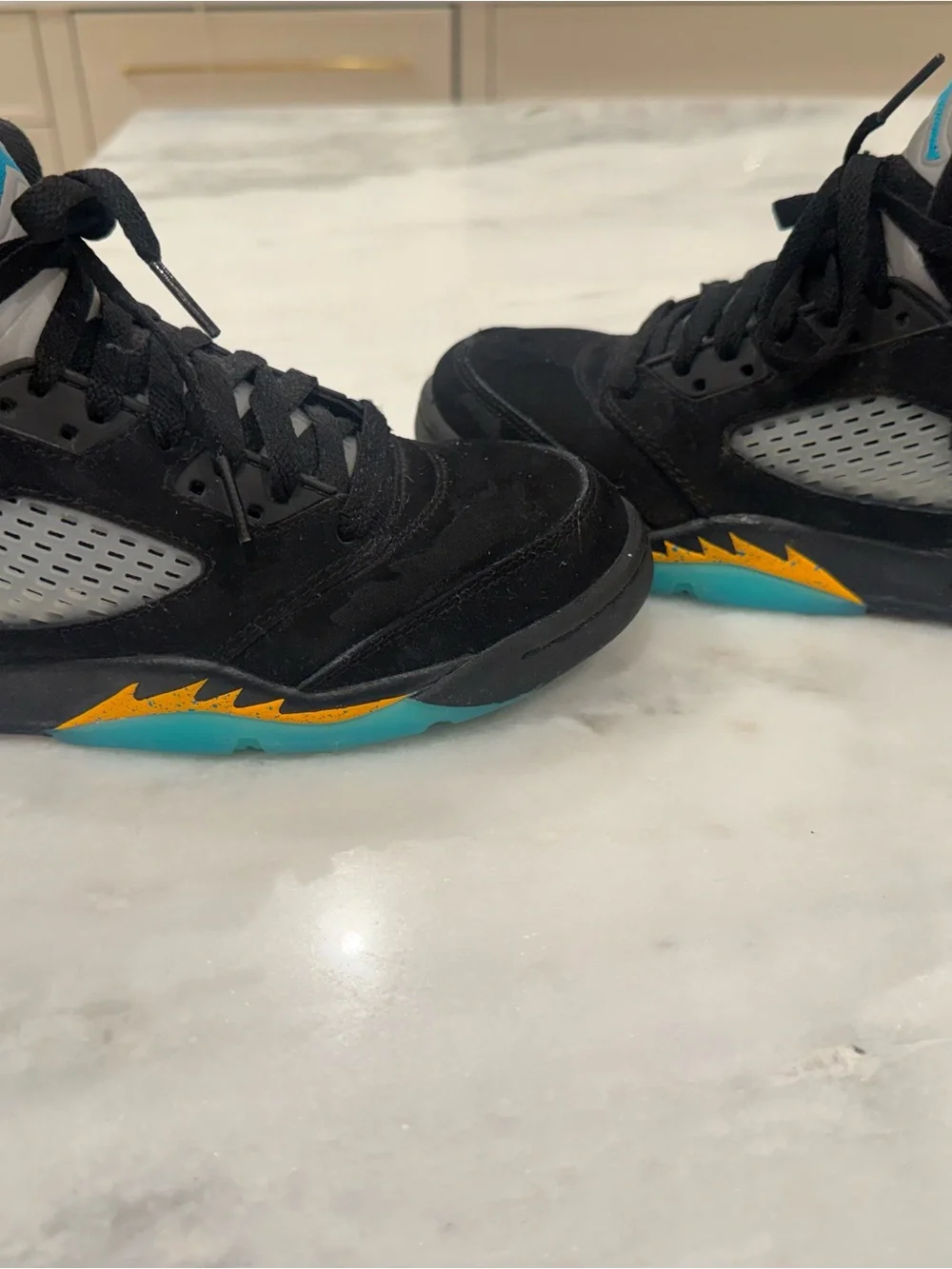 Air Jordan 5 Retro GS Aqua, boys size 6